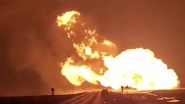 Litvanya'da doğal gaz boru hattında büyük patlama