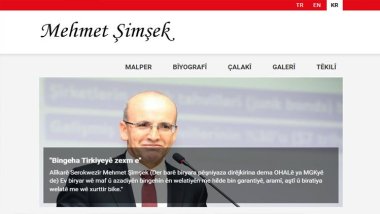 Şimşek’in Web Sitesi 10 yıldır 3 dille hizmet veriyor