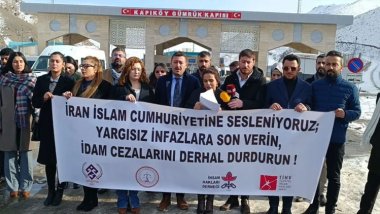 Sınırda İran rejimine seslendiler: İdamları durdurun