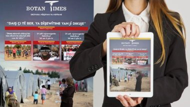 Botan Times dergisinin ikinci sayısı Kürtçe ve İngilizce çıktı