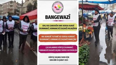 PAK Diyarbakır’da Kürtçe Seçmeli Ders İçin Broşür Dağıttı 