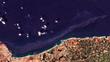 Suriye'nin Akdeniz kıyısında petrol sızıntısı