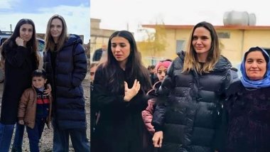 Nobel Barış ödüllü Nadia Murad ve Angelina Jolie Şengal’de