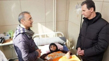 Esad’dan deprem bölgesine ziyaret