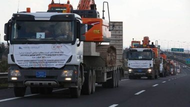 Erbil'den yola çıkan konvoy deprem bölgesine ulaştı: Başkan Barzani'nin isteği üzerine geldik