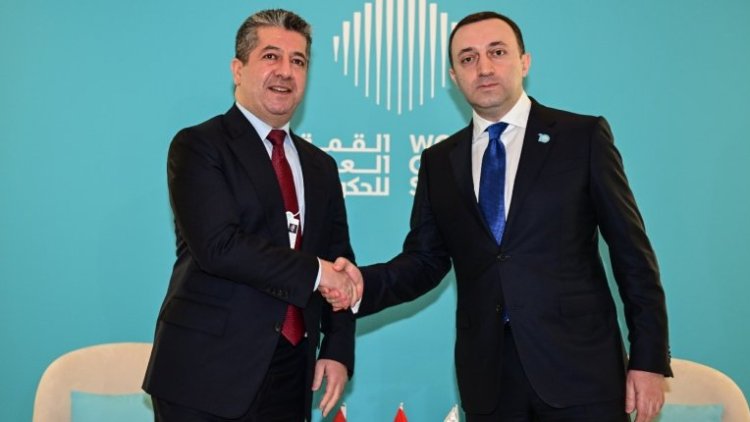 Mesrur Barzani Gürcistan Başbakanı’yla görüştü