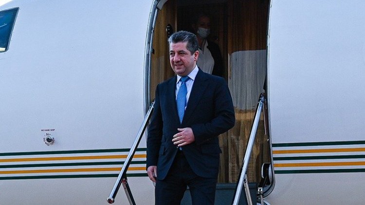 Başbakan Mesrur Barzani Fransa'ya ulaştı