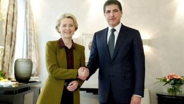 Neçirvan Barzani, Avrupa Birliği Komisyonu Başkanı Leyen ile bir araya geldi.