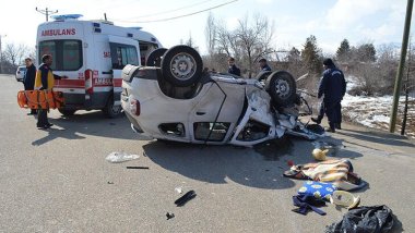 Elazığ'da kaza: 1 ölü, 4 yaralı
