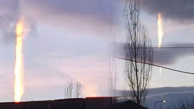 Ağrı’da şaşırtan görüntü!