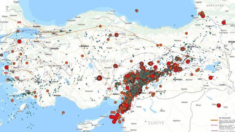 AFAD: 1 ayda 13 bin deprem meydana geldi