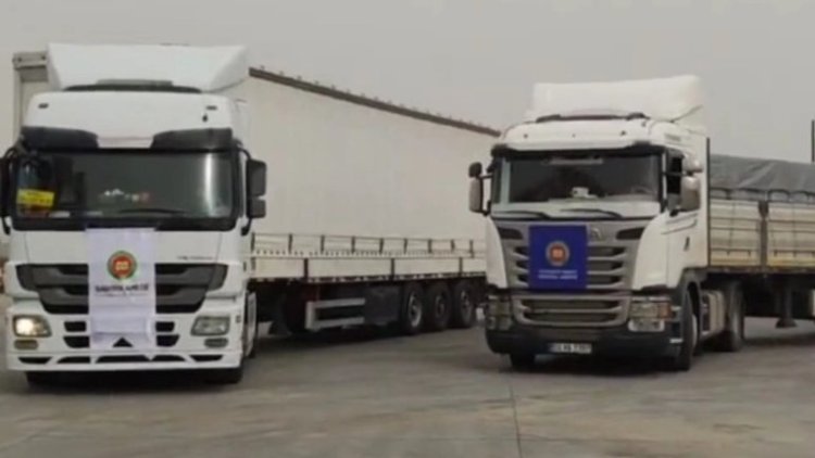 Diyarbakır Barosu'ndan Adıyaman ve Hatay’a 2 TIR su yardımı