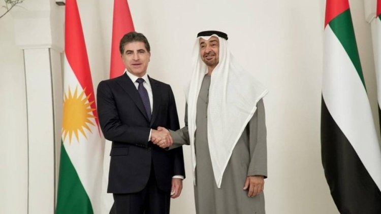 Barzani ile Nahyan bir araya geldi