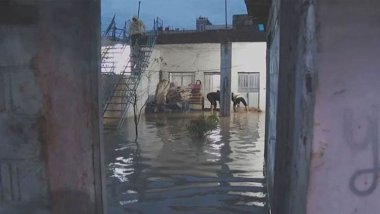 Qamışlo’da sel baskını