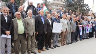 ENKS'den, Afrin saldırısı için BM ofisi önünde eylem