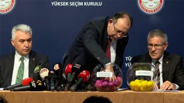 Partilerin ve ittifakların oy pusulasındaki yerleri belli oldu