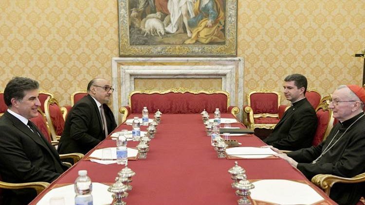  Vatikan Başbakanı Başpiskopos Parolin, ‘Vatikan'ın Kürdistan Bölgesi'ne tam desteğini’ yineledi