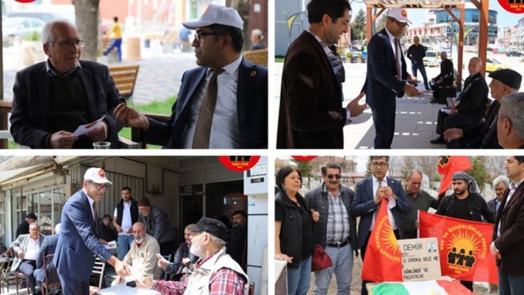 HAK-PAR Konya Kulu ve Yeniceoba'da halkla buluştu