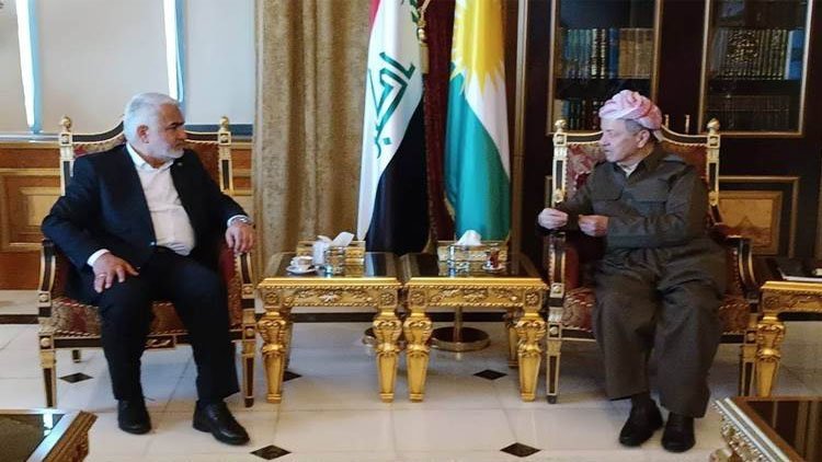 HÜDA PAR lideri Yapıcıoğlu, Erbil’de Başkan Barzani ile görüştü