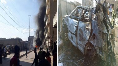 Menbic’te bir araçta patlama meydana geldi