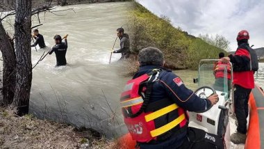 Munzur Çayı'na uçan araçtaki 3 kişiyi arama çalışmaları sürüyor