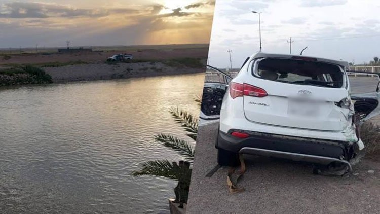 Kerkük: Dakuk suyuna düşen otomobilde 2 kişi boğuldu