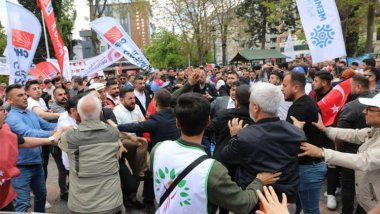 1 Mayıs kutlamalarında CHP’liler ile Memleket Partililer arasında kavga