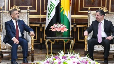 Mesrur Barzani ve Irak Başbakan Yardımcısı’ndan sorunların anayasal çözümüne vurgu