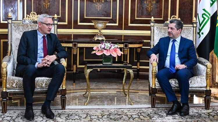 Başbakan, Almanya'nın Bağdat Büyükelçisi Martin Jaeger’i kabul etti