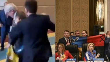 Ankara'daki zirvede Rus ve Ukraynalı delegeler birbirine girdi