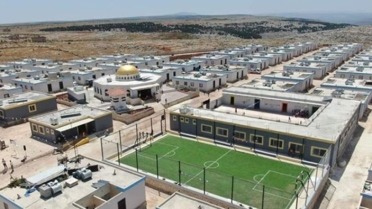 Afrin'de ithal Araplar için yeni bir yerleşim yeri yapıldı