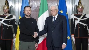 Ukrayna Devlet Başkanı Zelenski, İtalya'da