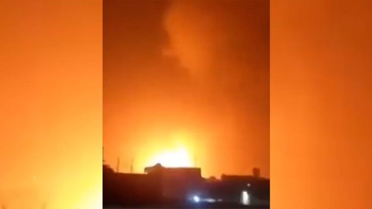 Kerkük’te doğalgaz boru hattında yangın çıktı