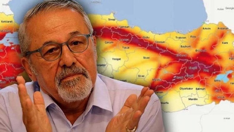 Naci Görür haritadaki yerini paylaşarak deprem uyarısında bulundu