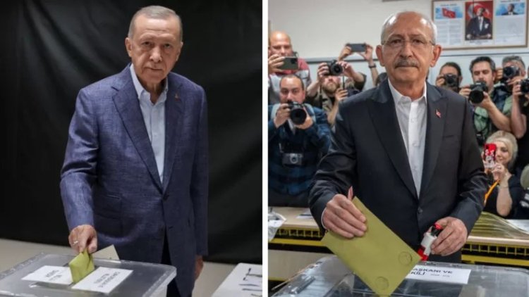 Cumhurbaşkanı adayları Erdoğan ve Kılıçdaroğlu oylarını kullandı