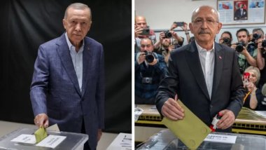 Cumhurbaşkanı adayları Erdoğan ve Kılıçdaroğlu oylarını kullandı 