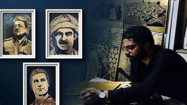 Elazığlı ressamdan Kürdistan Bölgesi'ne anlamlı hediye