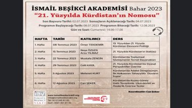 İsmail Beşikci Bahar Akademisi 2023 Başvuruları Devam Ediyor 