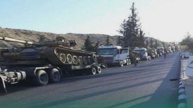 Suriye ordusundan Menbic ve Halep kırsalına ağır silahlarla takviye