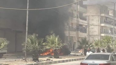 Menbiç'te bir araca SİHA'lı saldırı