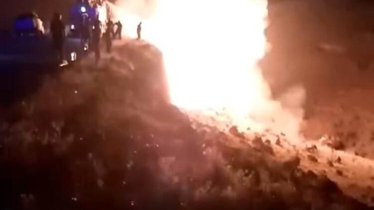 Batman’da şarampole yuvarlanan kamyon yandı: 4 ölü, 2 ağır yaralı