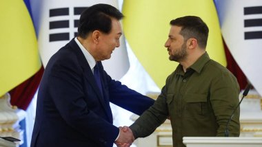 Güney Kore Devlet Başkanı'ndan Ukrayna'ya sürpriz ziyaret