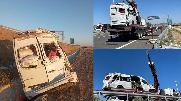 Şırnak’tan Düzce'ye giden tarım işçileri kaza yaptı: 4'ü ağır 24 yaralı