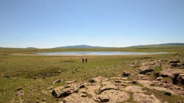 Kars'taki Asboğa Gölü yaklaşık 8 metre çekildi
