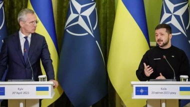 Zelenskiy, Stoltenberg Tahıl Anlaşmasını görüştü