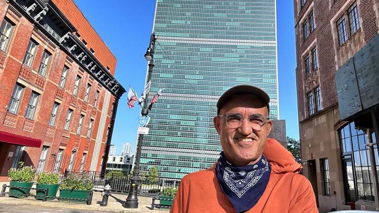 Kürt aktivist Kani Xulam, New York'taki Birleşmiş Milletler Genel Merkezi'ne ulaştı