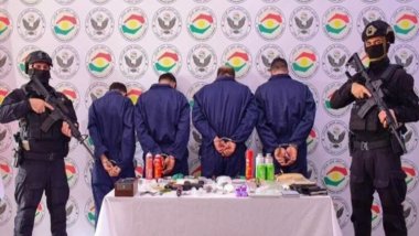 Erbil’de uyuşturucu operasyonu
