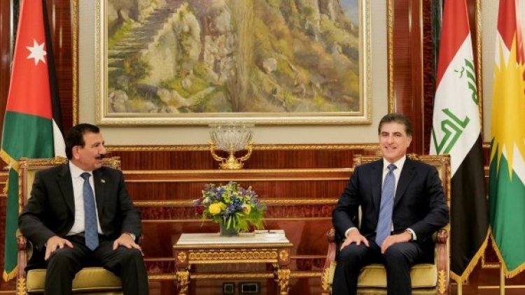 Neçirvan Barzani, Ürdünlü heyet ile görüştü