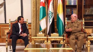 Başkan Mesud Barzani, Ürdün heyetini kabul etti