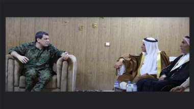 Mazlum Abdi, Arap aşiret liderleriyle bir araya geldi